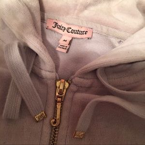 Pastel juicy couture velour hoodie